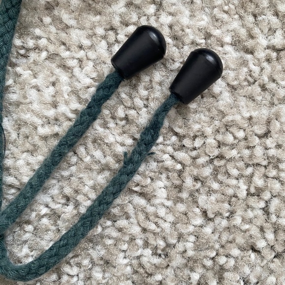 VTG Eddie Bauer Women's Cropped Goose Down Puffer Coat Green Size M - Picture 3 of 7